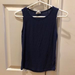 sheer tank top size large